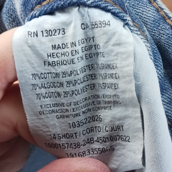 #271 2/$15 - Lee Blue Jeans Size 14 Short - Picture 4 of 6